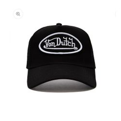 VON DUTCH CLASSIC BLACK & WHITE TRUCKER HAT