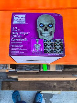Skully skeleton lcd eyes new