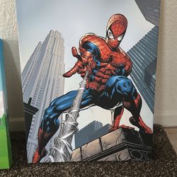 Spider-Man picture frame two and one, Rick and Morty frame