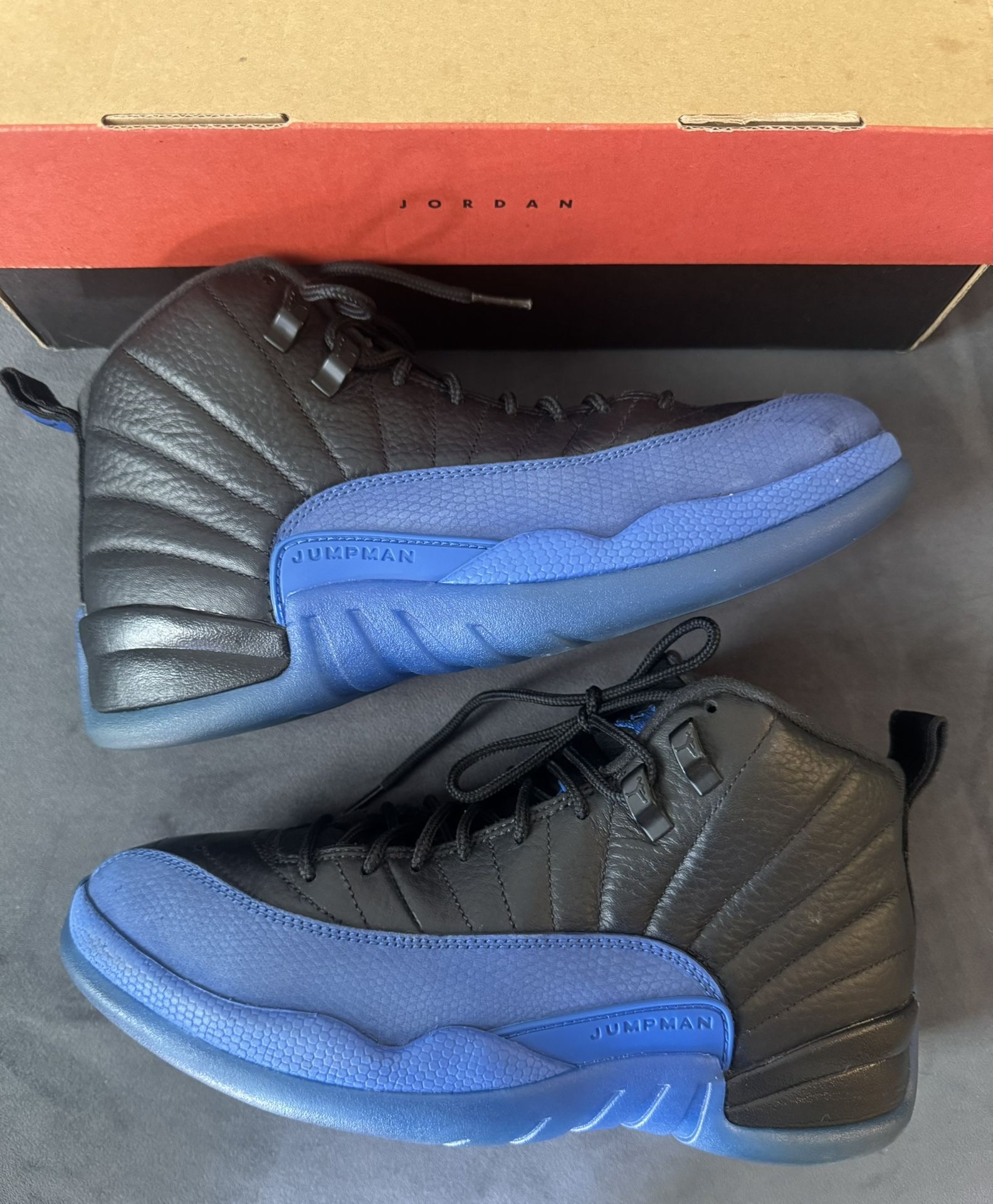 Jordan 12 Retro ‘Black Game Royal’ Size 8M