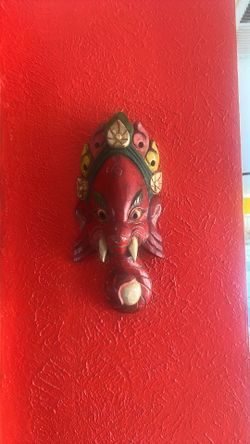 Polynesian Elephant Mask Wood