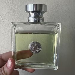 Versace green bottle