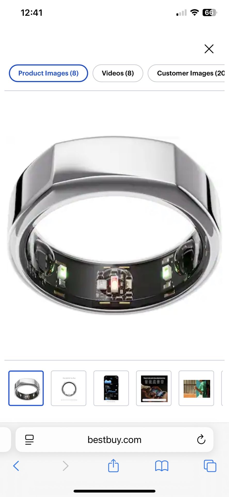 Ōura Ring Generation 3 in Heritage Silver Finish Size 11. Brand New in Sealed Box. Retail $299.00. Selling for $200. Product details: https://www.