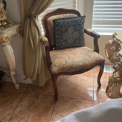 double chair set antique 