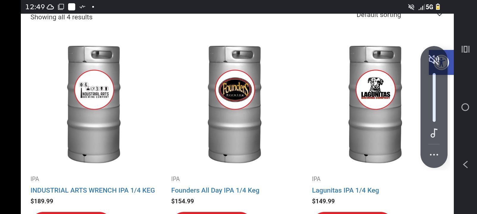1/4 keg