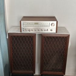 Stereo Receiver And Speakers 