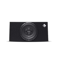 Rockford Fosgate Prime R2S-1X12 Single R2S Slim 12” Shallow Subwoofer Loaded in a Wedge Enclosure with 250 Watts RMS / 500 Watts Max
