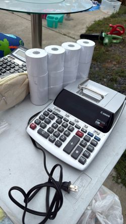 Calculator And Receipt Paper