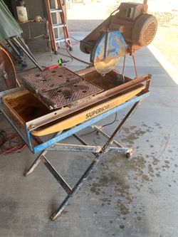 Wet tile saw