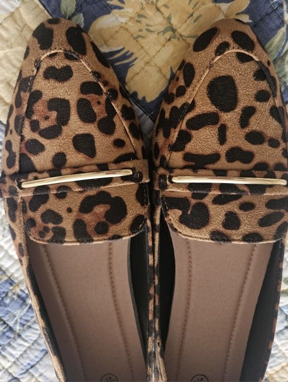 Animal Print Flat Shoes