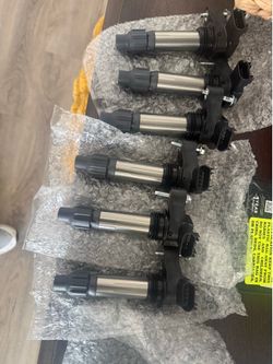 Ignition coils and spark plugs