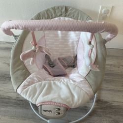 Ingenuity Soothing Baby Bouncer Infant Seat with Vibrations, -Toy Bar & Sounds, 0-6 Months Up to 20