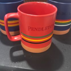 3 Pendleton Coffee Mugs