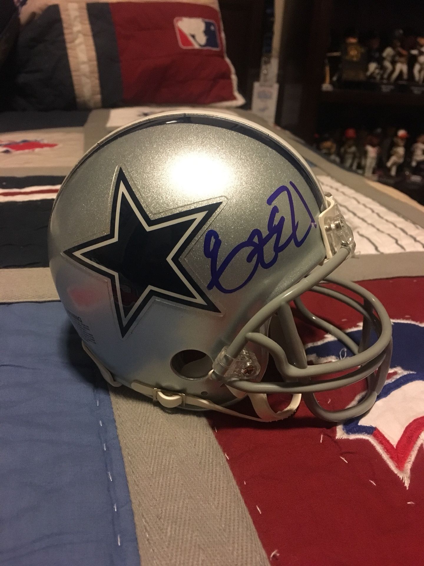 Ezekiel “Zeke” Elliott Signed Mini Helmet - Dallas Cowboys