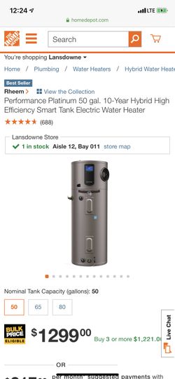 Electric water heater