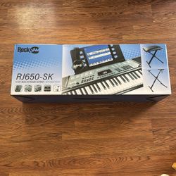 RockJam 61 Key Electronic Keyboard Set 