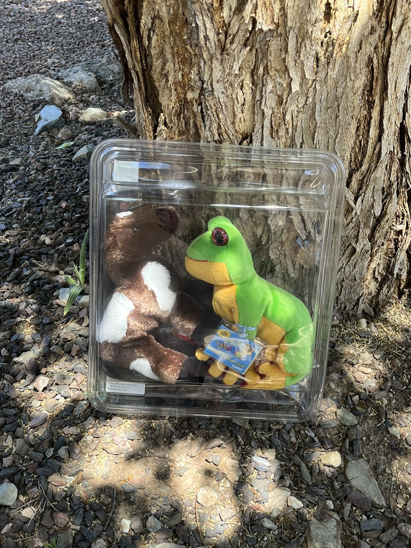 Red-eyed Tree Frog And Clydesdale Horse Webkinz Plush Stuffed Animals (Originally Sealed!)