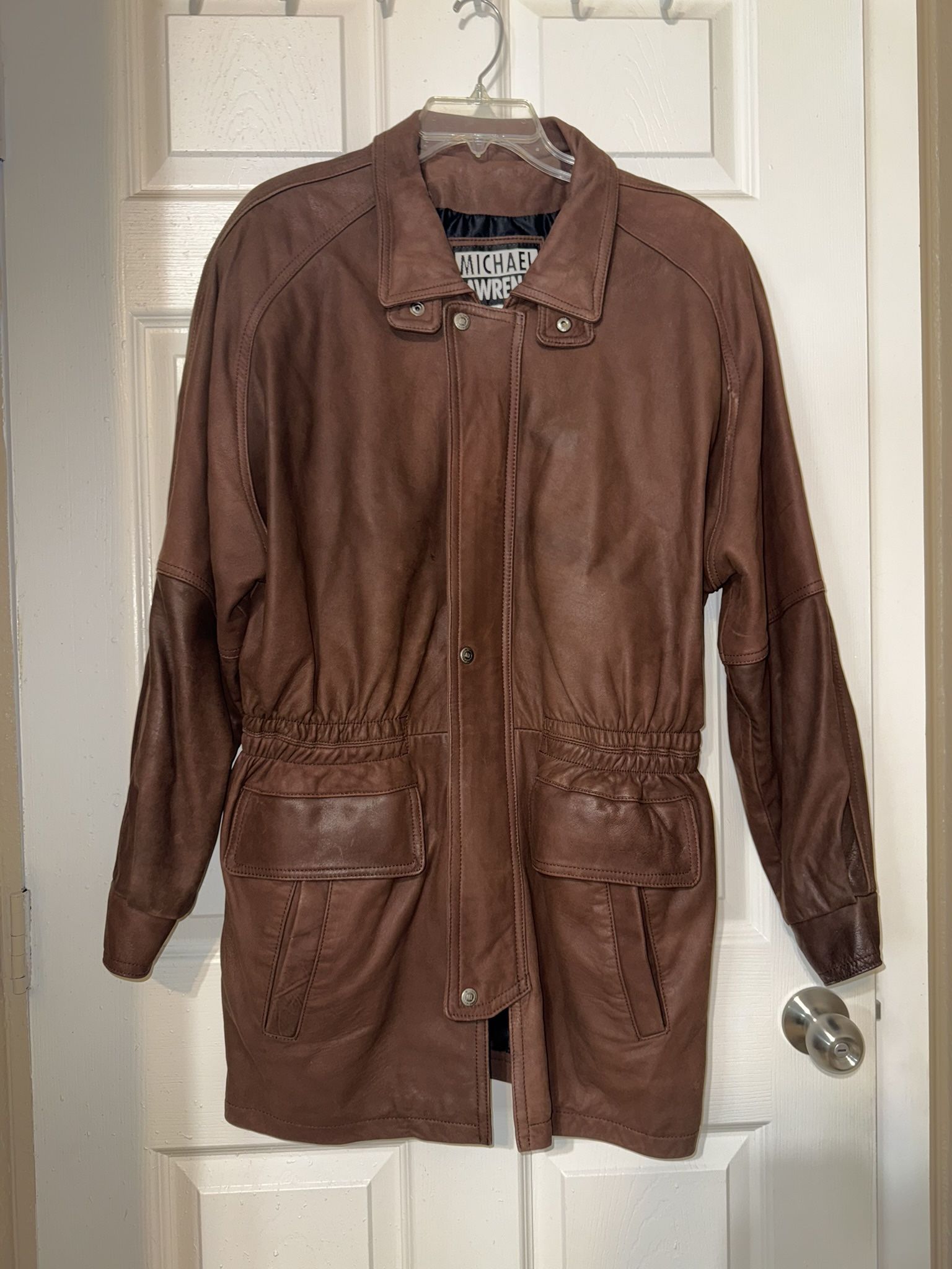 REAL Leather Jacket Size Small In Men’s
