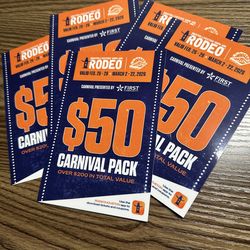 Houston Rodeo Carnival Packs