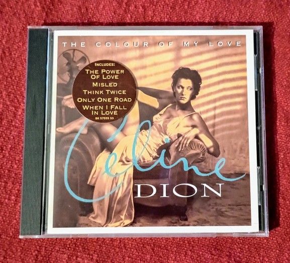 Celine Dion The Colour of My Love 1993 CD Compact Disc Music
