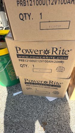 12v 100ah gsm power rite UPS / Solar batteries