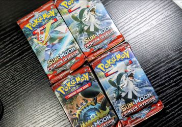 Pokemon TCG Sun & Moon

Crimson Invasion Booster Pack

Factory Sealed price each -cash pickup at angleton