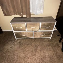 ***$20  WLIVE 5 Drawer Dresser For Bedroom ***