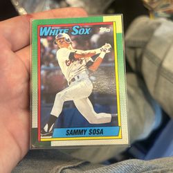 1990 Sammy Sosa Rookie Card Error Card !