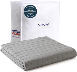 15lbs Weighted Blanket for Adults, Cotton Heavy Bed Throw Blanket with Cooling