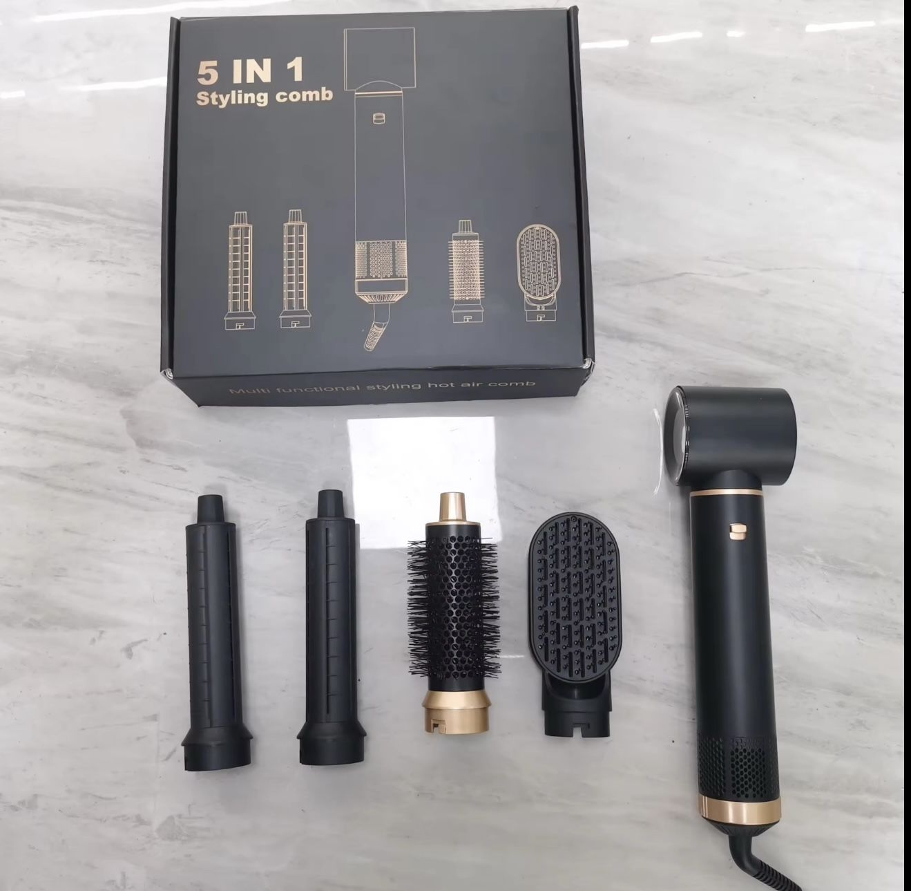 5 in 1 Hair Styler Electric Hair Dryer Brush Professional Complete Styler 5 in 1 Hot Air Brush