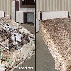 Cal King Thick 2 Looks In One Very Warm Blankets/ Cobihas Cal King Gruesas Doble Vista Y Muy Calientitas 