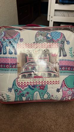 Dot & Dash Full 7-Piece Bedding Set