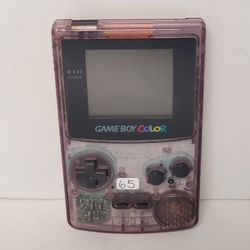 Nintendo Gameboy Color Atomic Purple Clear