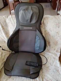 Comfier Shiatsu Neck and Back Massager chair pad with heat. Have rotating nodes for deep kneading for neck, shoulder and back. Changeable massage inte