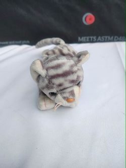 Gray Tabby Cat Stuffed Animal Plush