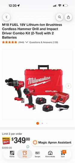 Milwaukee Impact drill set