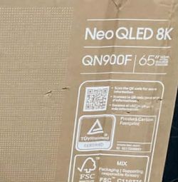 Samsung 85-Inch Class Neo QLED 8K QN900F Series, Vision AI, Mini LED Smart TV (2025 Model) Neo Quantum HDR 8K Pro, Object Tracking Sound + w
