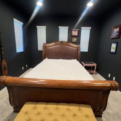 Solid Wood Queen Bedroom Set – Heavy, Quality Furniture (Made in North Carolina)