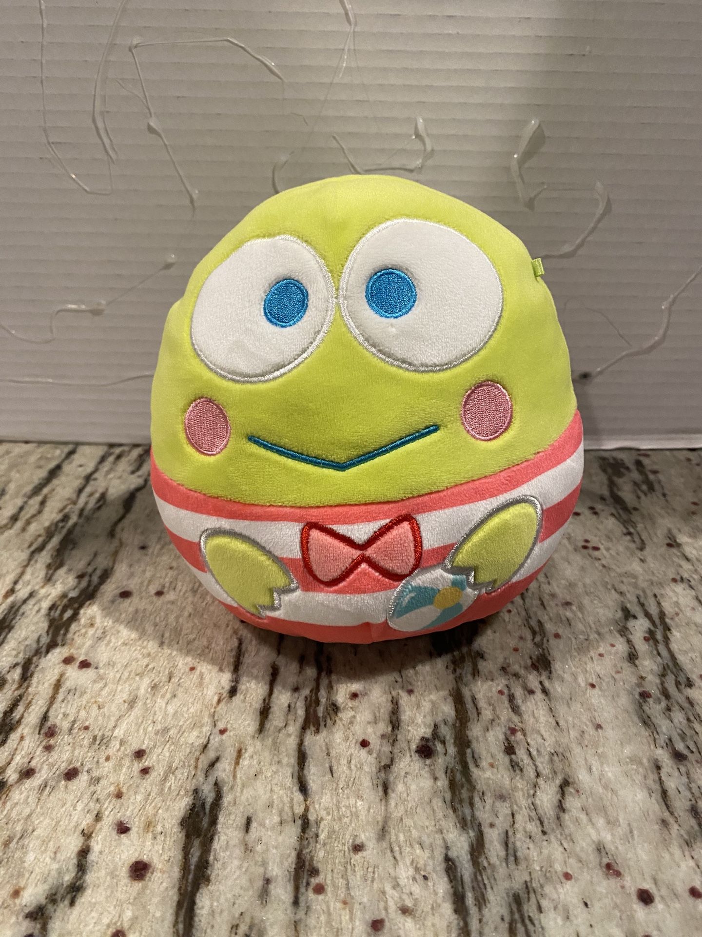 Keroppi with Beach Ball Hello Kitty Sanrio Squishmallows 6.5” Plush