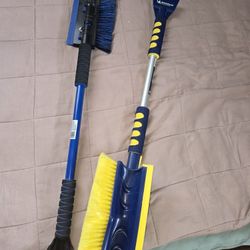 2 NEW SNOW BRUSH/SCRAPER FOR CARS