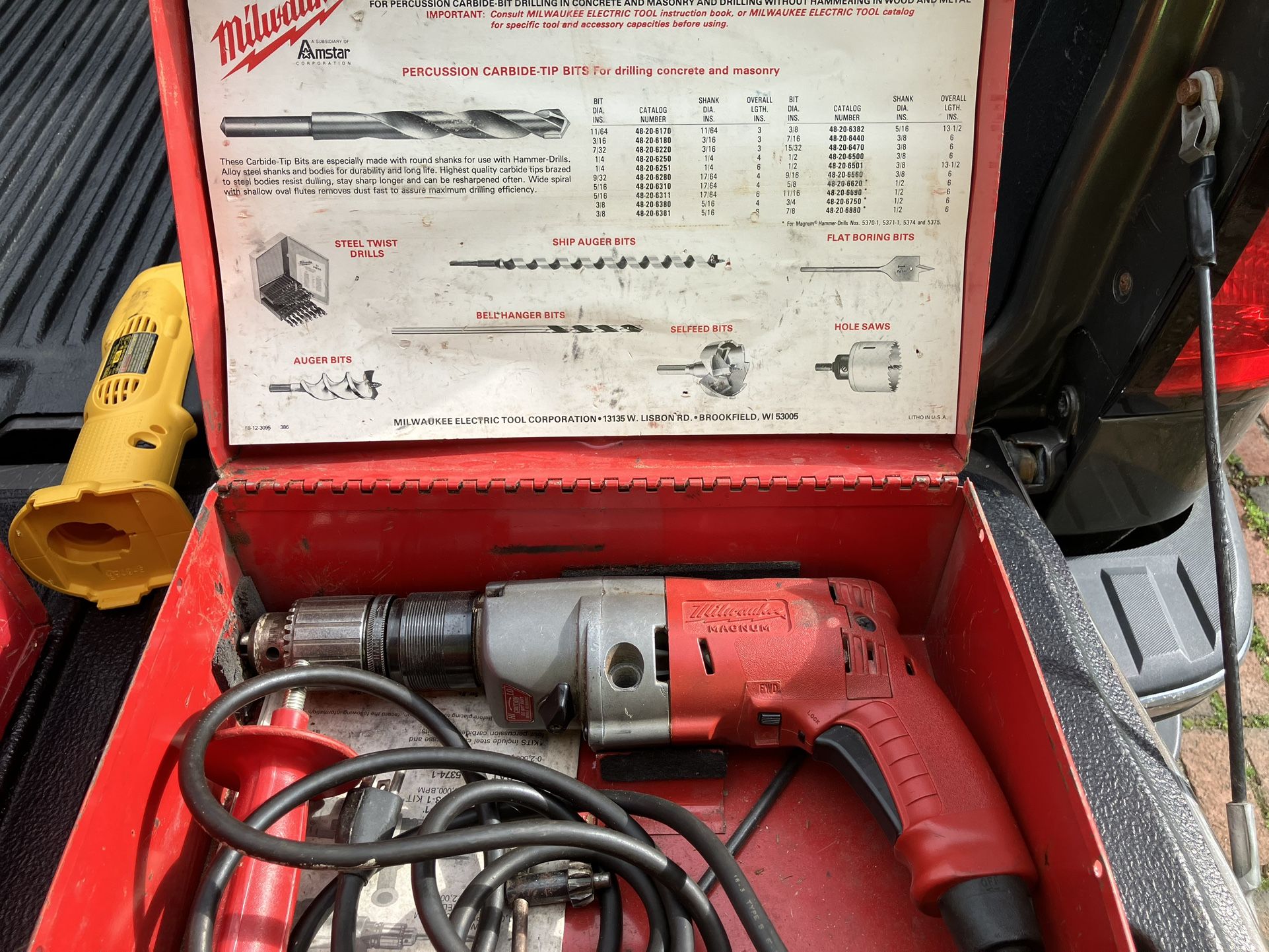 Milwaukee Hammer Drill 1/2” Chuck