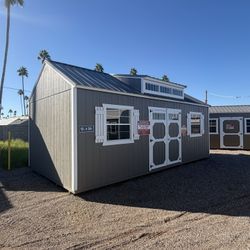 Dormer Shed Sale! 12x24 Unit Ready for Delivery!
