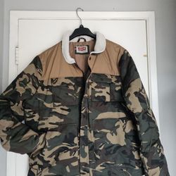 Men's Levi's Jacket Camouflage Army XL Chamarra 