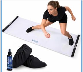 with Booties for Fitness, for Multi-Sport Training, Core Strength, Flexibility, Indoor Skating Trainer for Rehab, Mobility, Conditioning & Home Workou