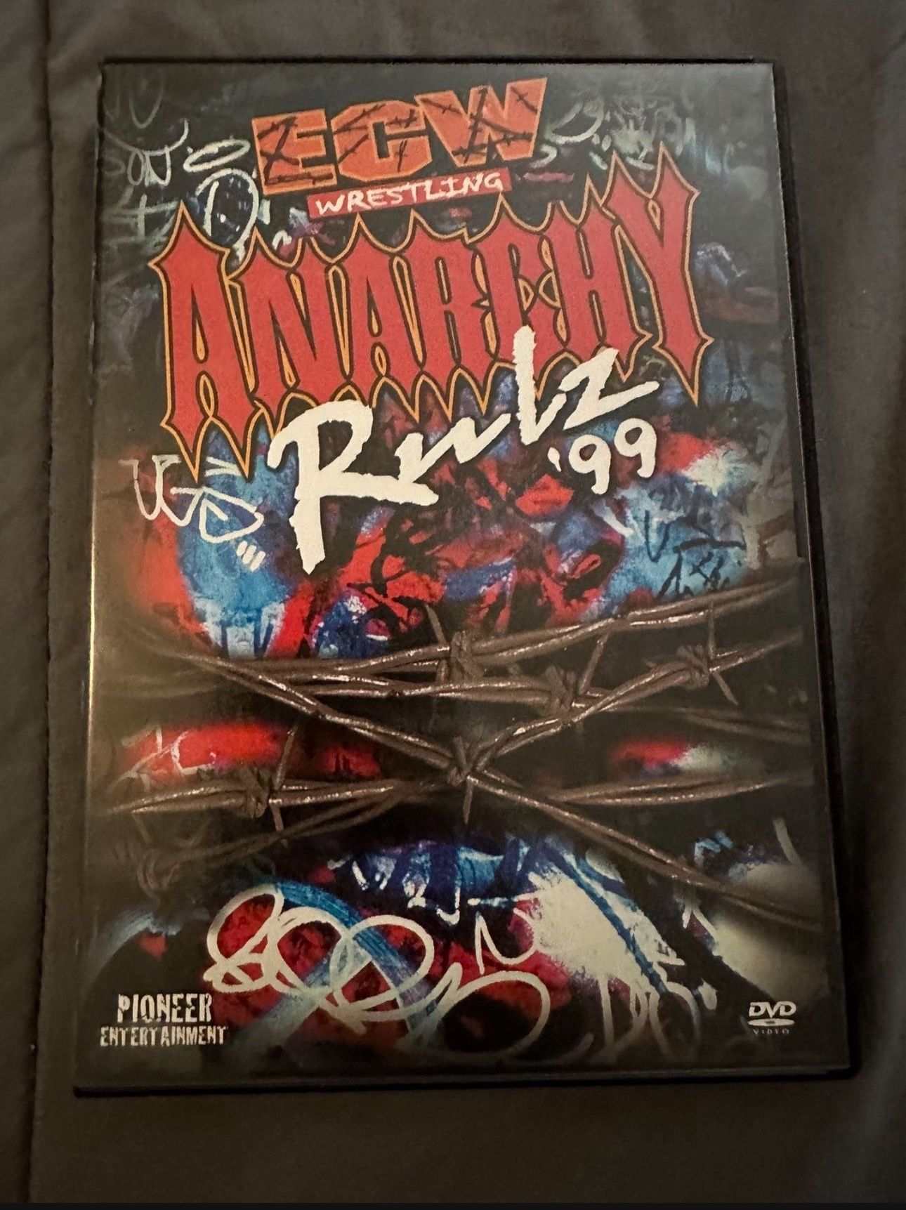 RARE ECW WRESTLING ANARCHY RULZ 99 DVD, WWE