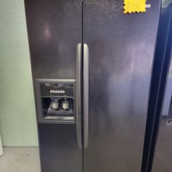 Kenmore Refrigerator Side By Side Black Used 36"