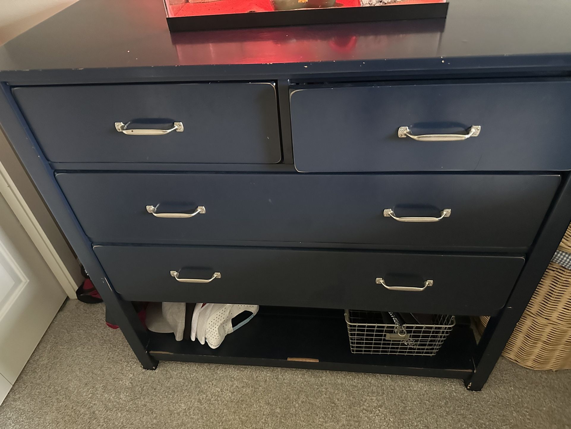 Blue Pottery Barn Kids Dresser