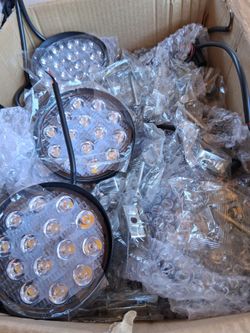 42w Led Round Light 4.....V 4wd Boat