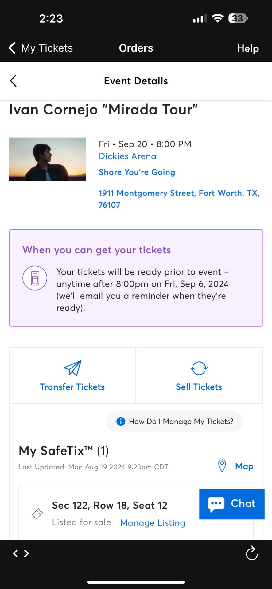 Iván Cornejo Mirada Tour