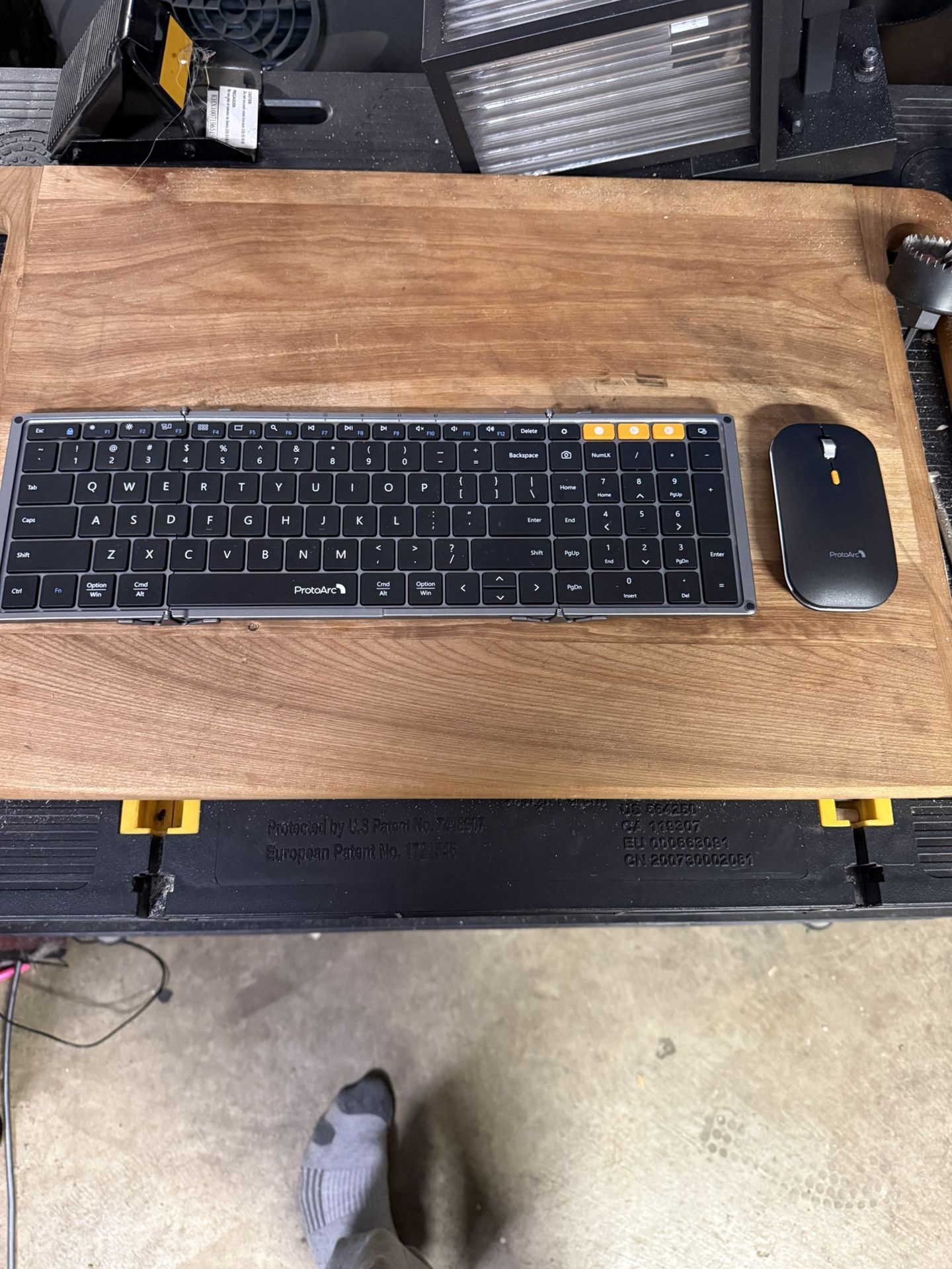 ProtoArc Foldable Keyboard and Mouse,